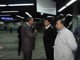 مدير شرطة النقل يتفقد المترو